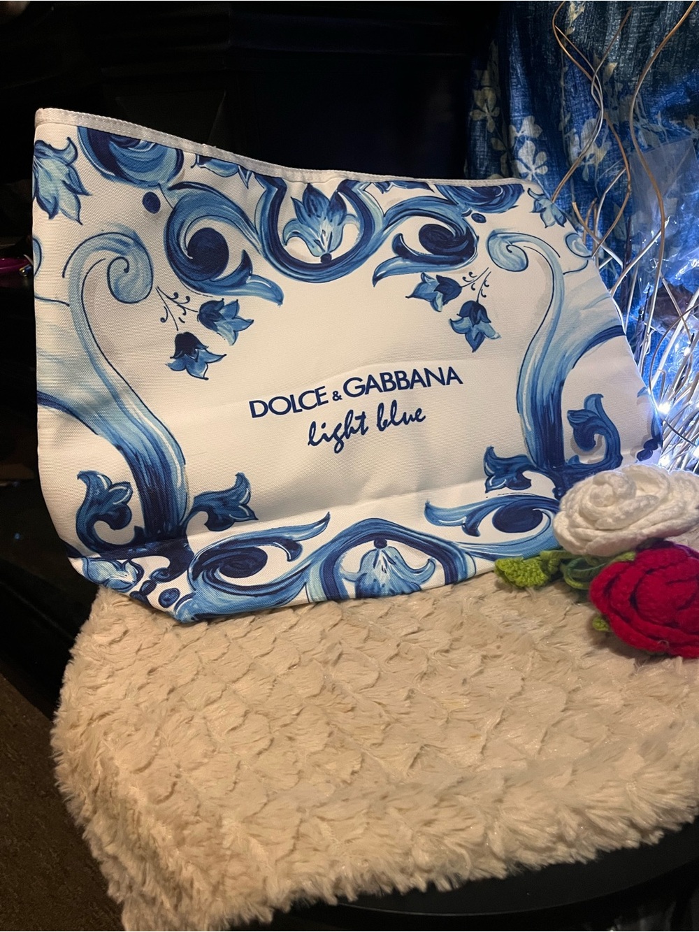 nwt Dolce & Gabbana Light Blue Cooler Tote